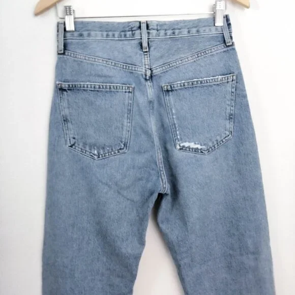 Agolde 90's Loose Distressed Jeans in Major 24